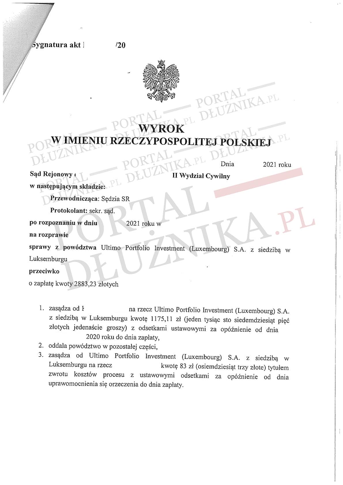 Oddłużanie to determinacja