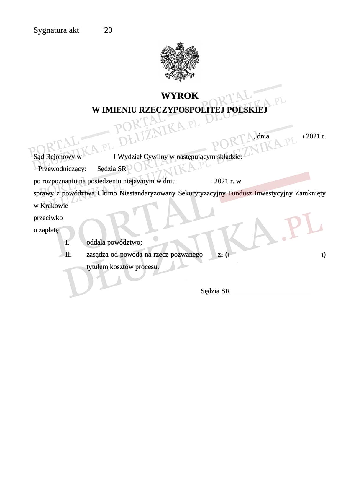 Refinansowania to działania pozorne nad którymi bardzo często pochylają się sądy. Właśnie wygraliśmy taką sprawę