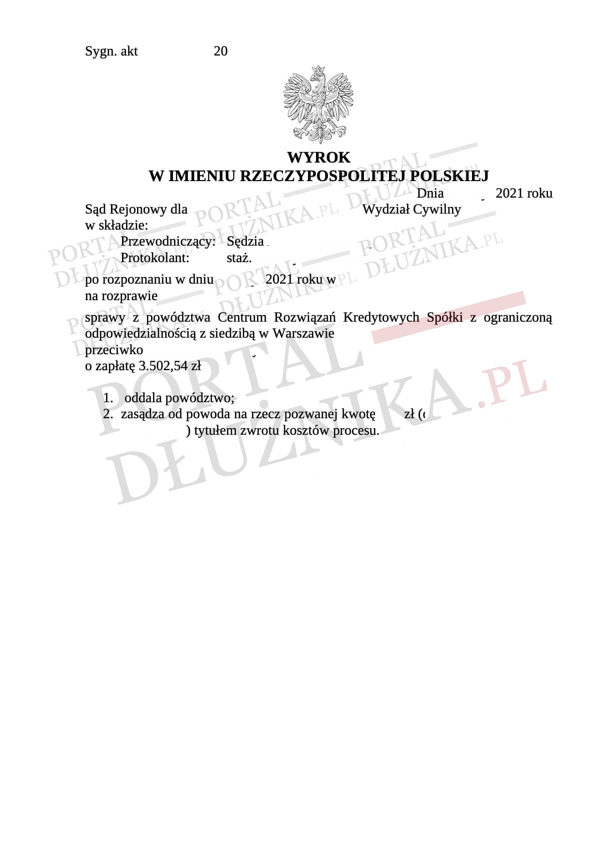 Zwolnienie z kosztów sądowych