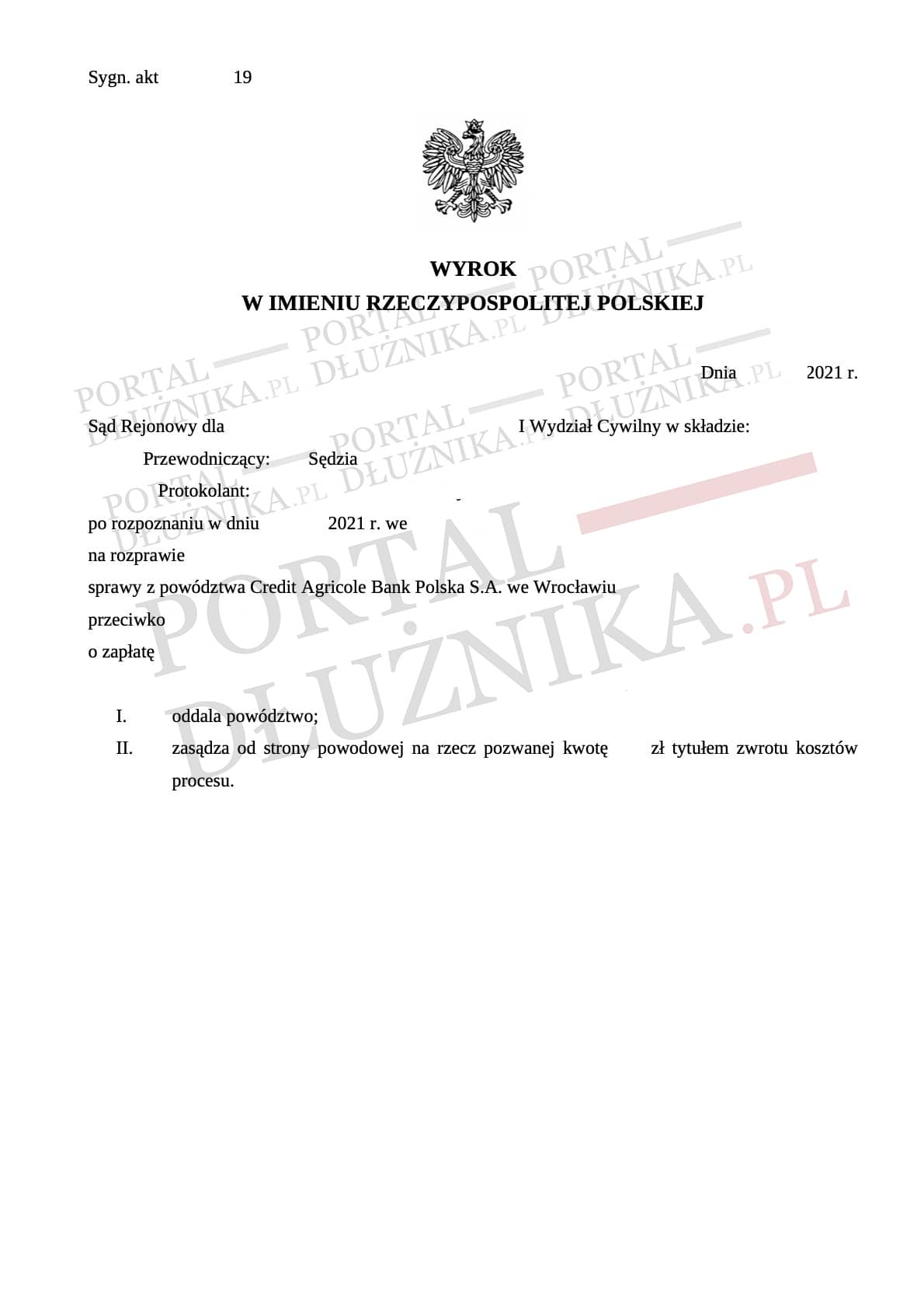 musisz się bronić przed pozwem