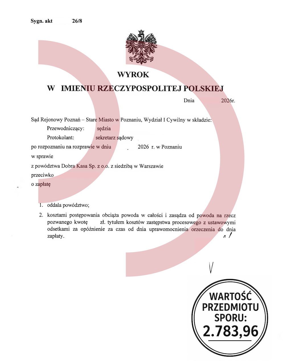 Najlepszy adwokat Łódź od spraw zadłużeniowych i wygrana z Dobra Kasa