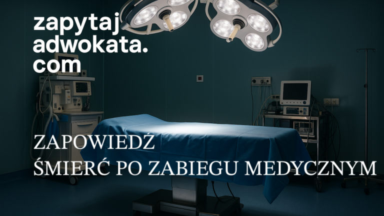 Odpowiedzialność za błąd medyczny