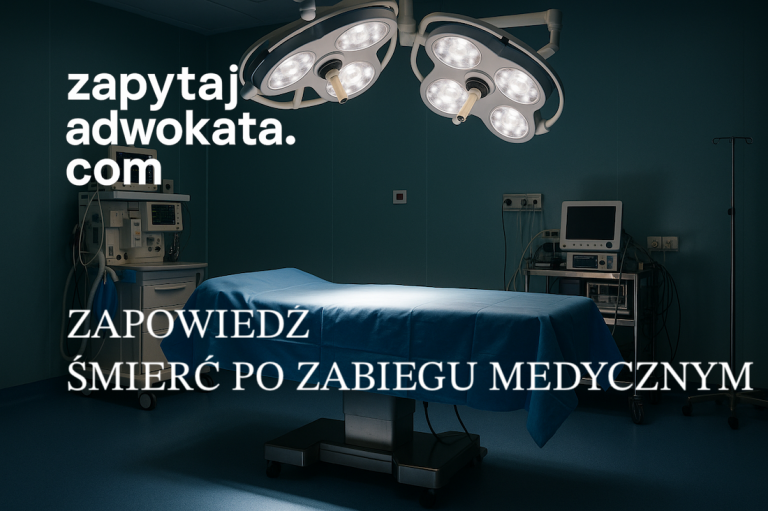 Odpowiedzialność za błąd medyczny
