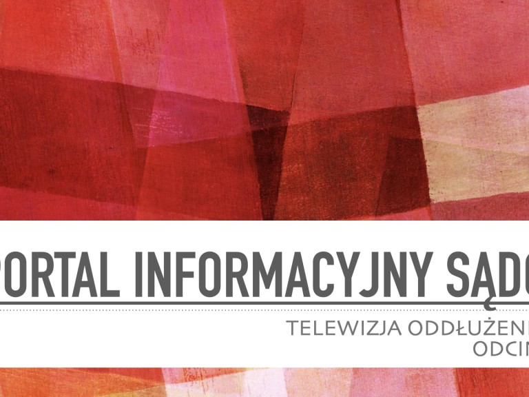 Telewizja Oddłużeniowa: Portal informacyjny sądów